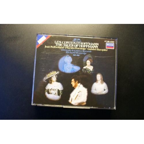 Jacques Offenbach (1819-1880) : Les Contes D'hoffmann Opra Fantastique Par Placido Domingo Joan Sutherland Thomas Stewart Chorus And Orchestra Of The Metropolitan Opera New York Dir Richard Bonynge - Jacques Offenbach (1819-1880) : Les Contes D'hoffmann Par James Morris Huguette Tourangeau Andrea Velis Cynthia Munzer Charles Anthony Nico Castel Russell Christopher Clifford Harvuot Edmond Karlsrud