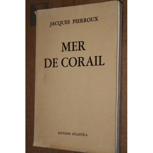 Mer De Corail   de jacques pierroux 