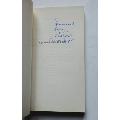 Jacques Sgula Le Pouvoir Dans La Peau Avec Un Envoi Autographe Sign 2011 Plon