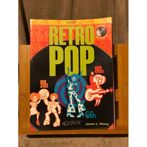 James L. Hosay Retro Pop Partition Violon Play Along Cd ditions Curnow