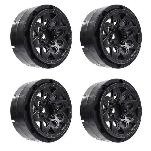 Jante de moyeu de roue en plastique 4PCS Beadlock 1.9 pour 1/10 RC Crawler Axial SCX10 90046 AXI03007 Traxxas TRX4