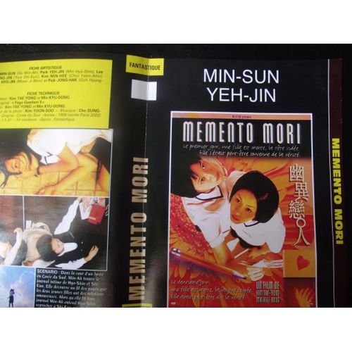 Jaquette Du Film.Memento Mori(1999).Ralisation.Kim Tae-Yong Et Min Kyu-Dong Avec Kim Min-Sun,Park Yeh-Jin,Lee Young-Jin