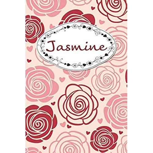 Jasmine: Personalised Notebook / 120 Pages / Dot Grid / Perfect For Journaling And Writing Notes.   de Notebooks, Rose Cover  Format Broch 