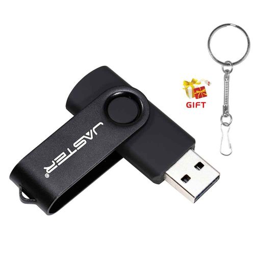JASTER-Cl USB 2.0 avec gratuit,cl USB tanche,gravure laser,cl USB,cl USB,4 Go,8 Go,JOGift- Black-8GB-A