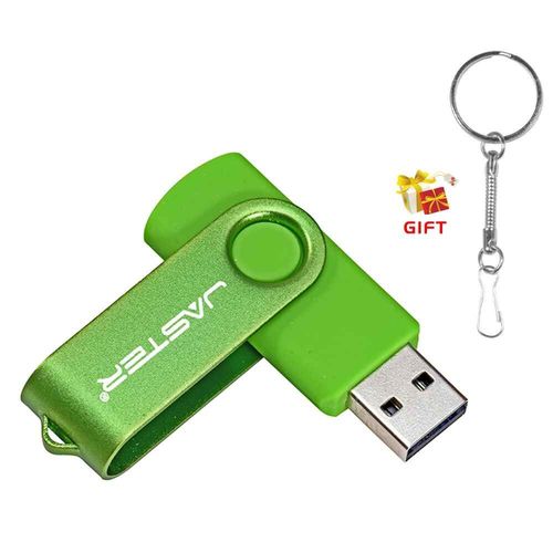 JASTER-Cl USB 2.0 avec gratuit,cl USB tanche,gravure laser,cl USB,cl USB,4 Go,8 Go,JOGift- green-32GB