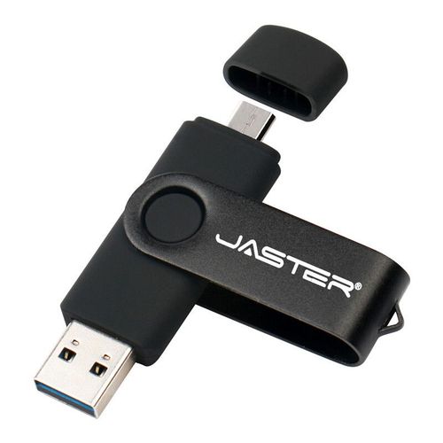 JASTER-Cl USB 2.0 OTG pour smartphone,tablette,PC,4 Go,8 Go,16 Go,32 Go,64 Go,interface micro procureur,capacit - Black-4 GO