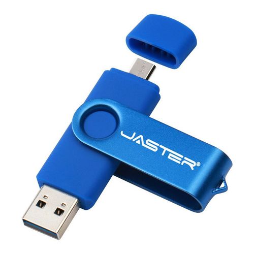 JASTER-Cl USB 2.0 OTG pour smartphone,tablette,PC,4 Go,8 Go,16 Go,32 Go,64 Go,interface micro procureur,capacit - Blue-64 GO