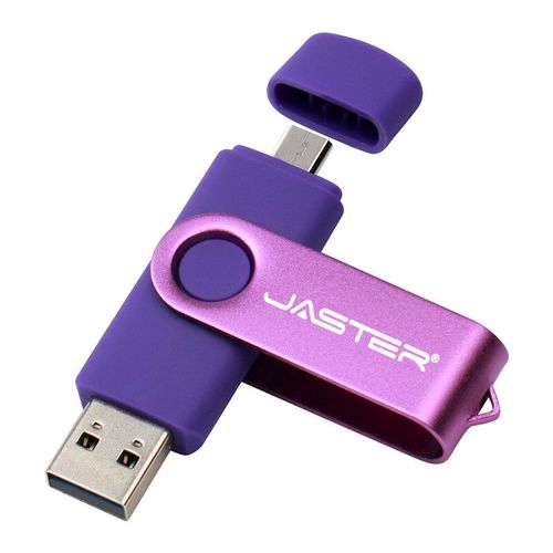 JASTER-Cl USB 2.0 OTG pour smartphone,tablette,PC,4 Go,8 Go,16 Go,32 Go,64 Go,interface micro procureur,capacit - Purple-16 GO