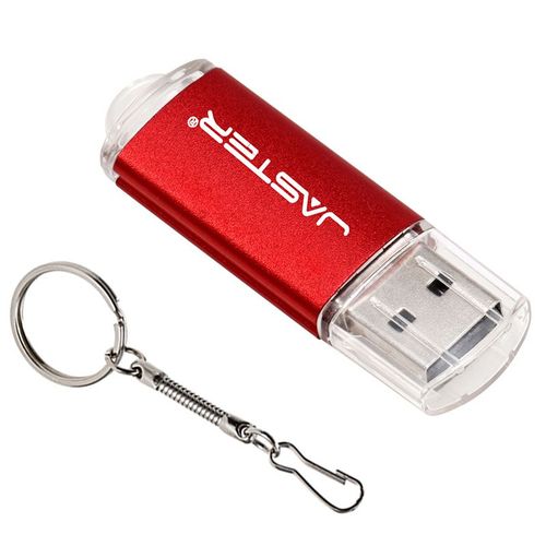 JASTER-Cl USB crative avec cl,cl USB 2.0,cl USB,9 couleurs,cadeau de mode,128 Go,64 Go,32 Go,16 Go,8 Go,4 Go- Red-128M-A5