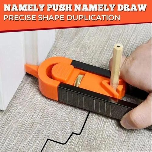 Jauge De Contour Prcise Avec Serrure Outil De Traage De Profil Prcis Avec Porte-Crayon Outil De Duplication De Profil De Forme Irrgulire Nouveau
