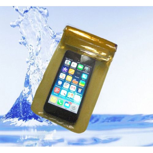 Jaune Pochette Sac Housse Coque Etanche Waterproof Avec Cordon Pour Iphone 3 G S 4 4s 5 5s 5c Samsung Galaxy S S2 S3 S4 Note 1 2