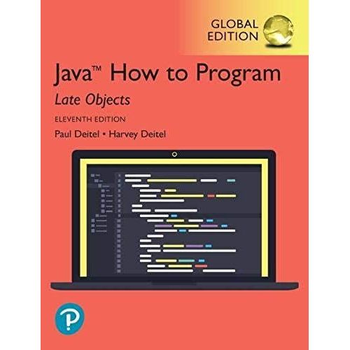 Java How To Program, Late Objects, Global Edition    Format Broch 