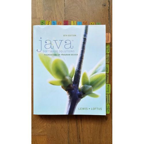 Java Software Solutions With Access Code: Foundations Of Program Design   de Lewis, Auteur John  Format Poche 