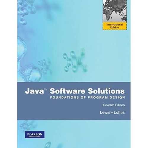 Java: Software Solutions Foundations Of Program Design   de William Loftus  Format Broch 