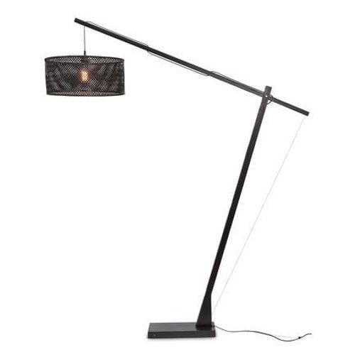 Java Xl-Lampadaire Bambou H207cm Noir Good & Mojo  50cm / H 207cm
