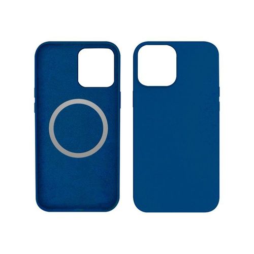Jaym Classic - Coque De Protection Pour Tlphone Portable - Compatible Magsafe - Compatibilit Avec Magsafe - Silicone - Bleu - Pour Apple Iphone 13 Pro