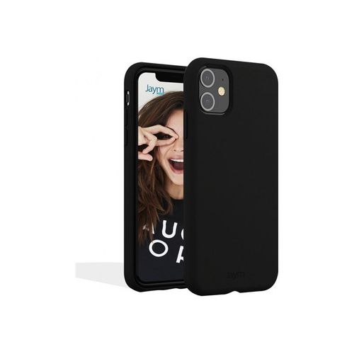 Jaym Classic - Coque De Protection Pour Tlphone Portable - Microfibre - Compatibilit Avec Magsafe - Silicone De Qualit Suprieure - Noir