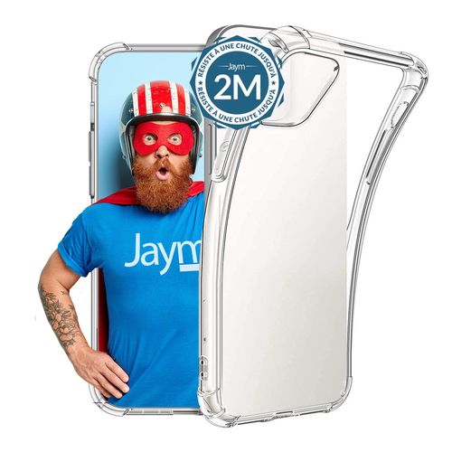 Jaym - Coque Renforce Pour Apple Iphone 14 Plus - Souple Et Rsistante - Certifie 2 Mtres De Chute - Transparente
