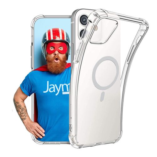 Jaym - Coque Renforce Pour Apple Iphone 15 Pro Max (Compatible Magsafe) - Souple Et Rsistante - Certifie 2 Mtres De Chute - Transparente