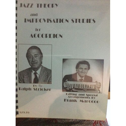Jazz Theory And Improvisation Studies For Accordeon