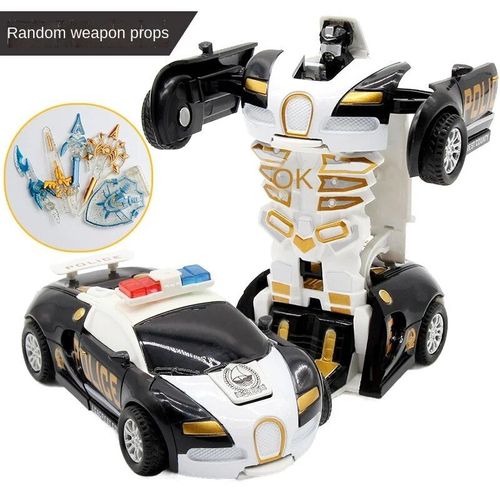 Jchb - Nouveau Style Mini 2 En 1 Anime Transformation Robot Mode