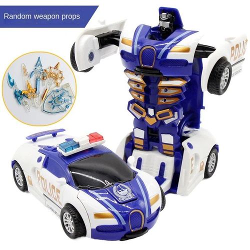 Jcla - Nouveau Style Mini 2 En 1 Anime Transformation Robot Mode