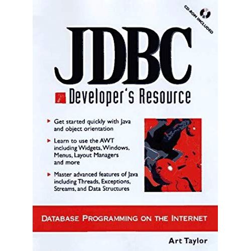 Jdbc Developer's Resource: Database Programming On The Internet (Prentice Hall Ptr Developer's Resource Series)   de unknown  Format Broch 