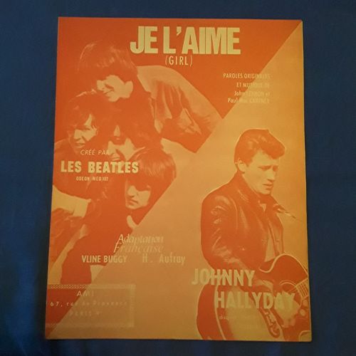 Je L'aime - Girl - Beatles - Johnny Hallyday