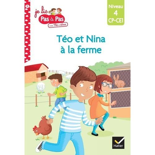 Je Lis Pas  Pas Avec To Et Nina - Tome 19 - Cache-Cache  La Ferme - Niveau 4 Cp-Ce1   de Chavigny Isabelle  Format Poche 