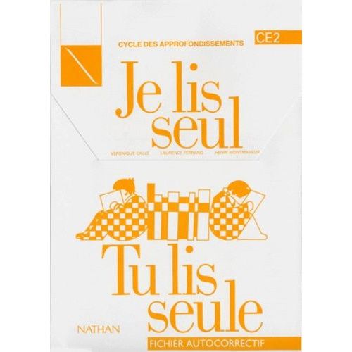 Je Lis Seul, Tu Lis Seule - Fichier Autocorrectif Ce2   de Calle Vronique  Format Etui 