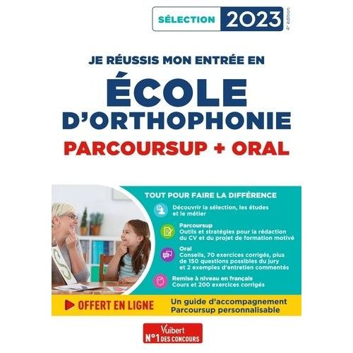 Je Russis Mon Entre En cole D'orthophonie - Parcoursup Et Oral    Format Broch 