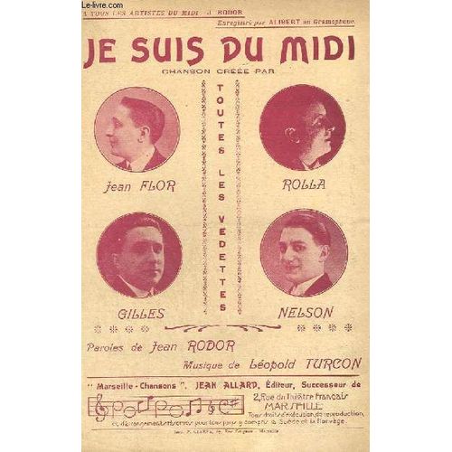 Je Suis Du Midi - Chant.   de TURCON LEOPOLD