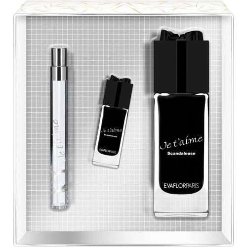 Je T'aime Scandaleuse Coffret Cadeau Pour Femme Eau De Parfum 100 Ml + Miniature 10 Ml + Vapo De Sac 12 Ml -