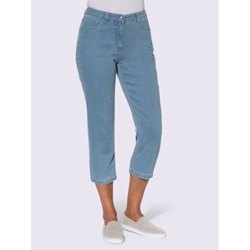 Jean 3/4 Qualit Coton Doux Sur La Peau - Collection L - Bleu Blanchi