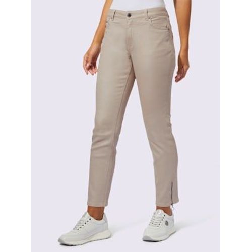 Jean 5 Poches Coton Extensible Confortable - Creation L - Coloris Mtalliss