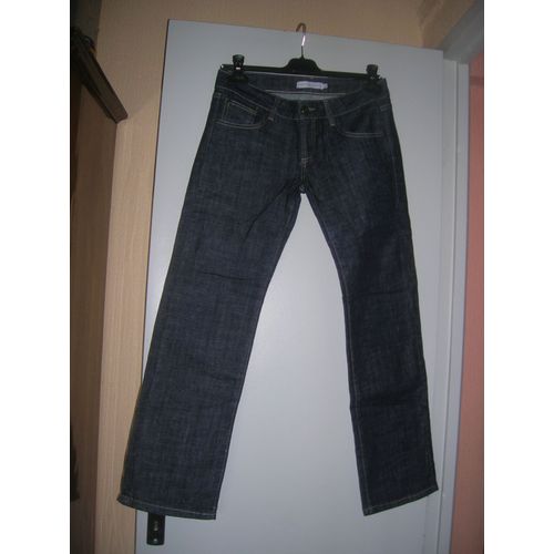 Jean Cache-Cache Coton 38 Bleu