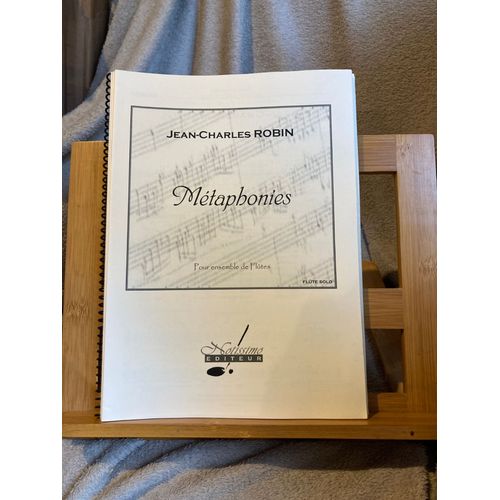 Jean-Charles Robin Mtaphonies Partie De Flte Solo Partition Editions Notissimo