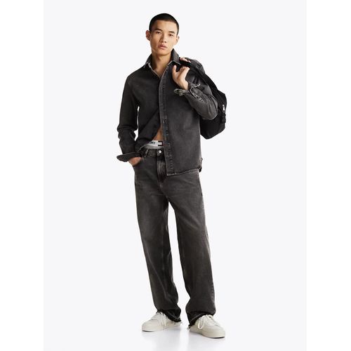Jean Droit Dlav  Ourlet Effiloch Jaimie Rlxd Str Ai6184/Dark Grey - 36-32