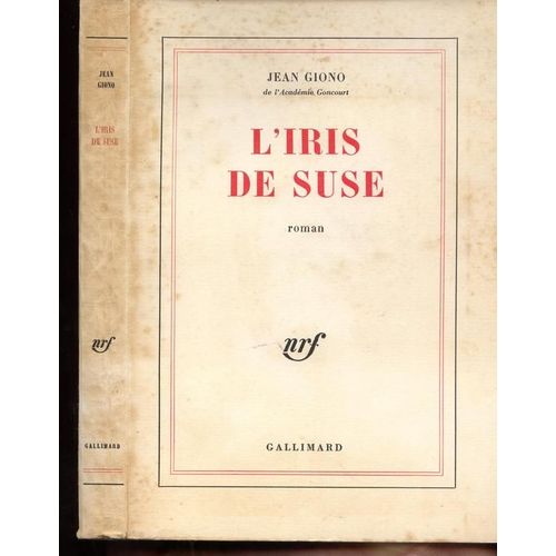 L'iris De Suse   de Jean Giono  Format Cuir 
