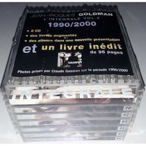 Jean Jacques Goldman Integrale Cd Sous Blister 1990/2000