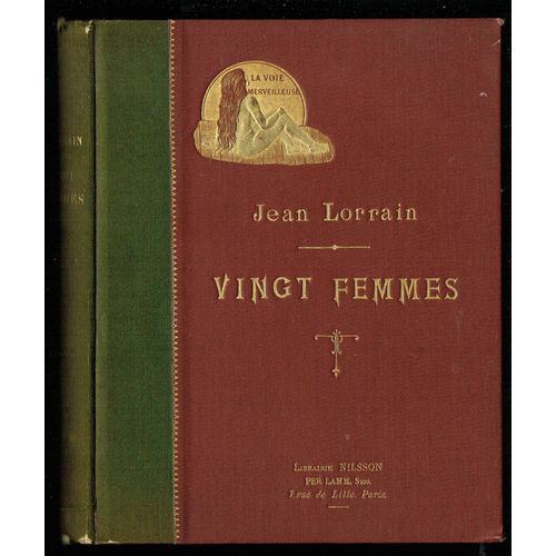 Jean Lorrain Vingt Femmes Librairie Nilsson Per Lamm Succ. Vers 1903   