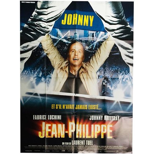Jean-Philippe - Vritable Affiche De Cinma - Format 120x160 Cm - De Laurent Tuel Avec Fabrice Luchini, Johnny Hallyday, Jackie Berroyer, Caroline Cellier, Benot Poelvoorde - 2006