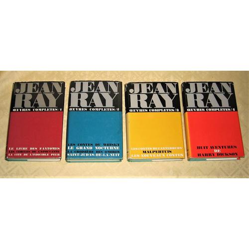 Jean Ray Oeuvres Compltes 4 Vol. (Rare Ddicace De L'auteur)   de Jean Ray  Format Cartonn 