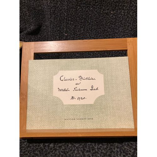 Jean-Sbastien Bach Clavier-Bchlein Vor Wilhelm Friedmann Partition d. Schott