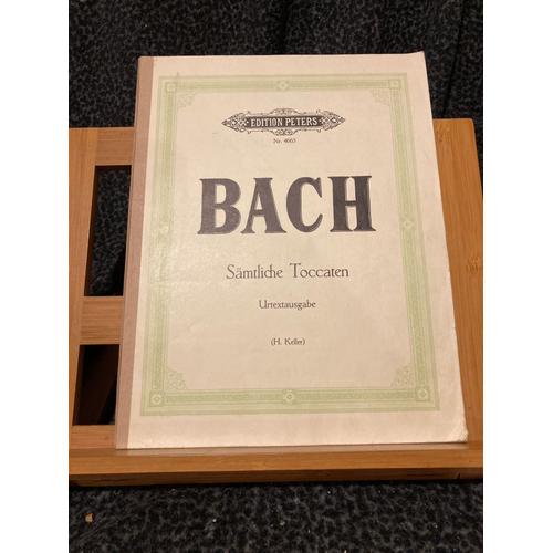 Jean-Sbastien Bach Toccata Pour Clavier Partition Piano H. Keller Peters N4665