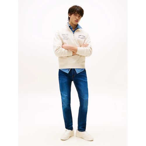 Jean Slim Fusel Dlav Austin Slim Tapered Asdbs/Aspen Dark Blue Stretch - 36-36