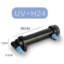JEBO 36W lampe stérilisateur UV lumière ultraviolette filtre purificateur  d'eau pour étang à poissons corail,lampe UV d'aquarium - Type 24WExternal  germicid-EU adapter 220V