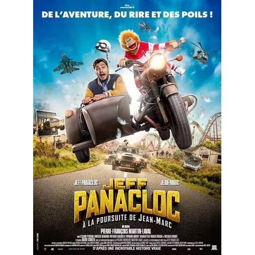 Jeff Panacloc,  La Poursuite De Jean-Marc - Affiche Originale De Cinma Roule - Format 40x60 Cm - Un Film De Pierre-Franois Martin-Laval Avec Claude Perron, Nicolas Mari - 2023