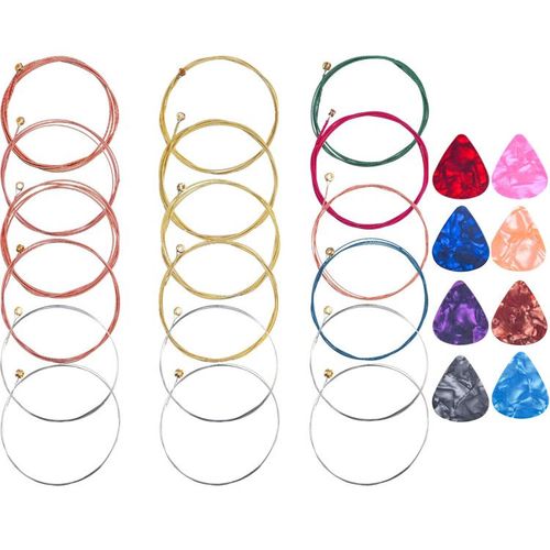 Jejeaccessrespiration Set Jecapo/Tuner/Picks/Jepure Copper Strings 1-6 Jereparation Tools For Electric Jedean H - Type 3 Lot String 8 Picks