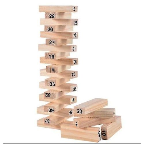 Jenga  Jeu De Blocs En Bois Empilables, Tour De Culbutage, Jeu Pour Enfants